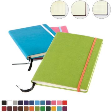 Belluno A5 Casebound Notebook With Elastic Strap