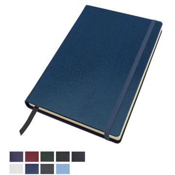 Exotic Textured A5 Casebound Notebook With Elastic Strap