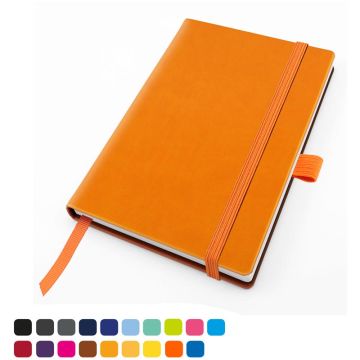 Torino Pocket Casebound Notebook With Elastic Strap & Pen Loop