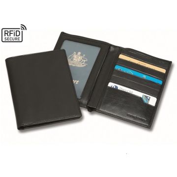 Accent Sandringham Nappa Leather Deluxe RFID Passport Wallet