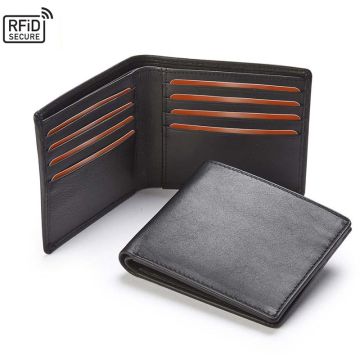 Accent Sandringham Nappa Leather Luxury Leather Wallet With RFID Protection
