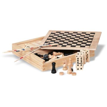 Trikes 4 Games In Wooden Box