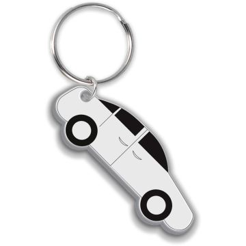 Recycled Car Shape Keyring