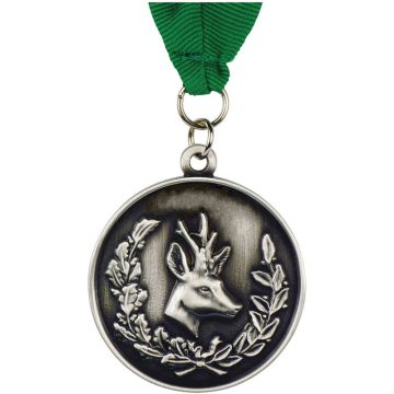 Alloy Injection and Nickel Plated Medal (50mm)