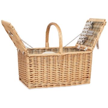 Mimbre Plus Wicker Picnic Basket 4 People