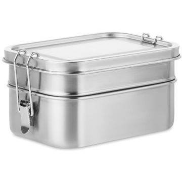 Double Chan Stainless Steel Lunch Box