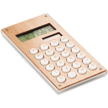 Calcubam 8 Digit Bamboo Calculator