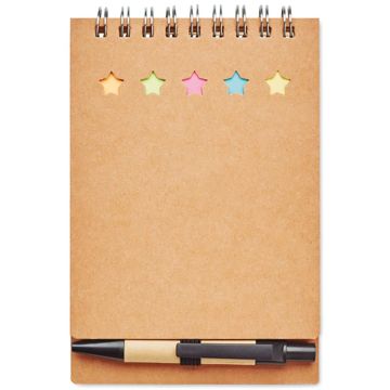 Multibook Notebook With Pen Sticky Notes
