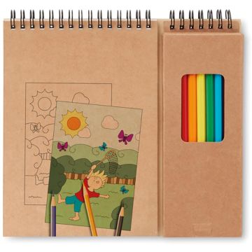Colopad Colouring Set With Notepad