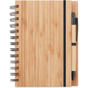 Bambloc Bamboo Notebook With Pen