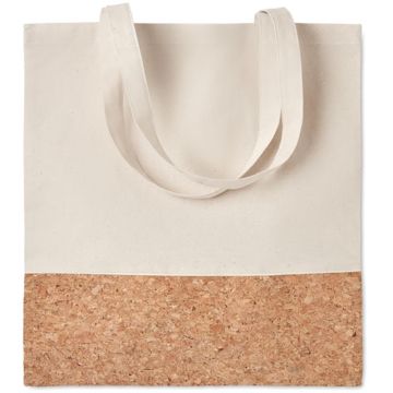 Illa Tote Shopping Bag With Cork Details