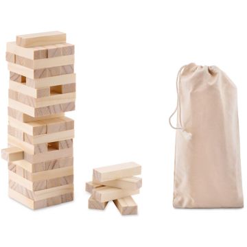 Pisa Tower Game In Cotton Pouch