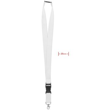 Wide Lany Lanyard With Metal Hook 25Mm