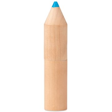Petit Coloret 6 Pencils In Wooden Box