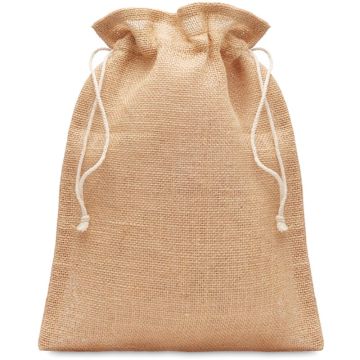 Jute Small Jute Gift Bag 14 X 22 cm