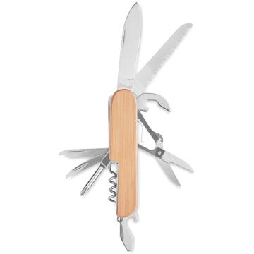 Lucy Lux Multi Tool Pocket Knife Bamboo