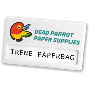 Recycled Name Badge - Safety Pin Fitting