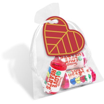 Valentines - Organza Bag - Love Hearts