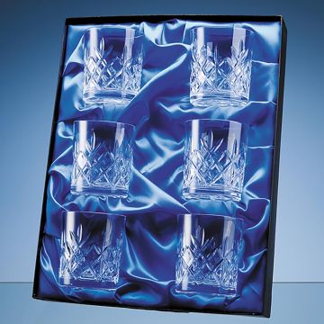 Universal 6 Glass/Award Satin Lined Presentation Box