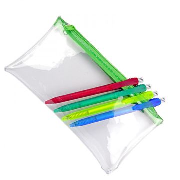 PVC Pencil Case - Available in 6 stock colours
