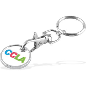 Trolley Coin Keychain Soft Enamel (up to 4 cols-1 side)