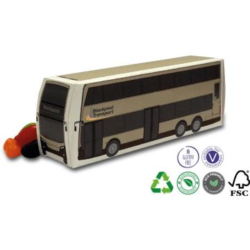 Replica Double Decker Bus Box With Vegan Fizzy Mix