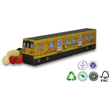 Replica Tube Train With Skittles