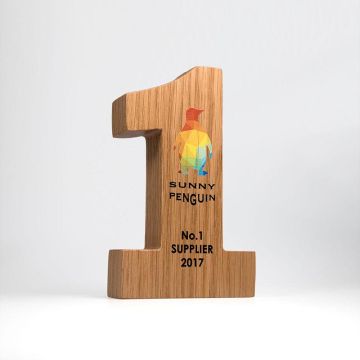 Real Wood Block Awards - Complex Shapes - 120mm