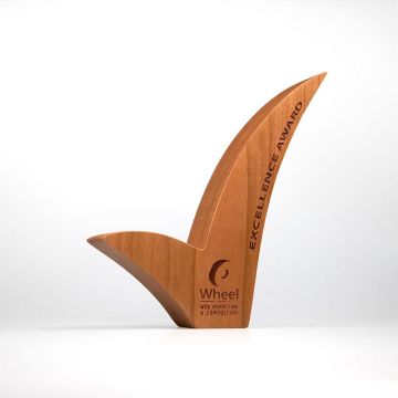 Real Wood Block Awards - Complex Shapes - 160mm