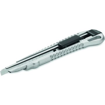 Aluminium Retractable Knife - Silver - item picture front