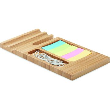 Bamboo Desk Phone Stand - Wood - item picture front