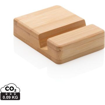 Bamboo Phone Stand - brown - main image