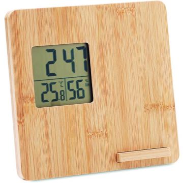 Bamboo Weather Station 15W - Wood - item picture front