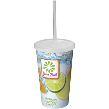 Brite-Americano 350 ml Double-Walled Stadium Cup - White - image main