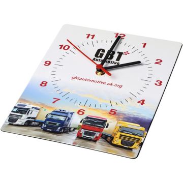 Brite-Clock Rectangular Wall Clock - Black - image main