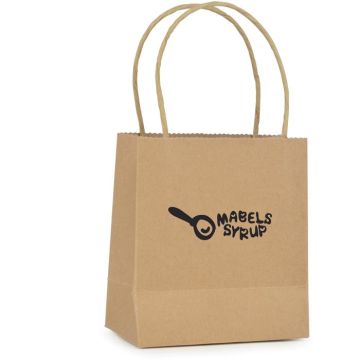 Brunswick Small Natural Paper Bag - Natural, 155x140x80mm - main image