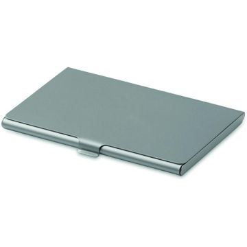 Business Card Holder - Matt Silver - item picture front