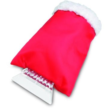 Car Ice Scraper W/ Mitten - Red - item picture front