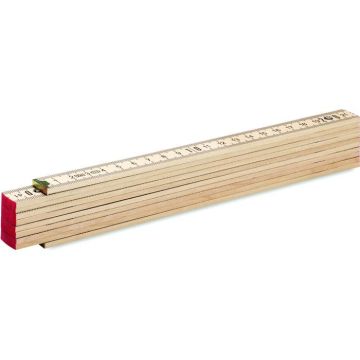 Carpenter Ruler In Wood 2M - Wood - item picture front