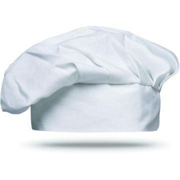 Cotton Chef Hat 130 Gsm - White - item picture front
