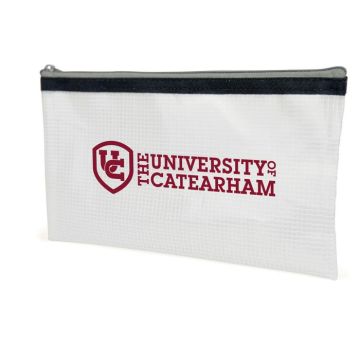 Crosshatch Pencil Case - Black, 230x130mm - main image