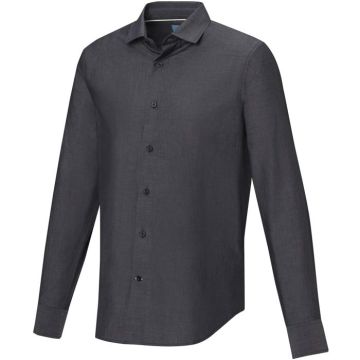 Cuprite Long Sleeve Men's Organic Shirt - Black, 3XL - image main