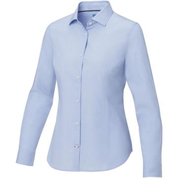 Cuprite Long Sleeve Women's Organic Shirt - Light blue, L - image main