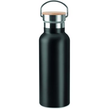 Double Wall Flask 500 ml - Black - item picture front