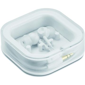 Ear Plug With Silicone - White - item picture front