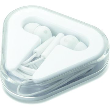 Earphones In Ps Case - White - item picture front