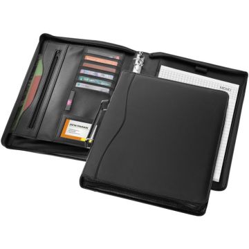 Ebony A4 Briefcase Portfolio - Black - image main