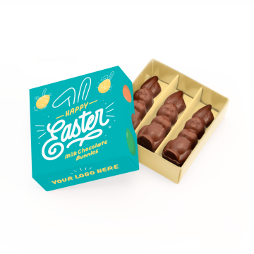 Easter – Eco Treat Box - Chocolate Bunnies