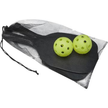 Enrique Paddle Set In Mesh Pouch - Black - image main