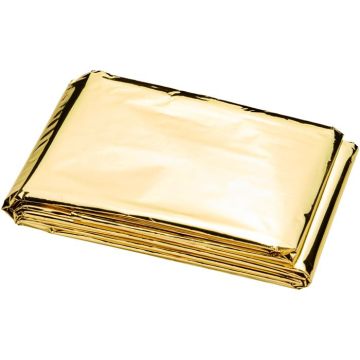 Frederik 2-Function Emergency Blanket - Silver, Gold - image main